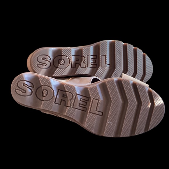 Sorel Joanie Slingback Platform Wedge Sandals size 8 - Picture 6 of 7